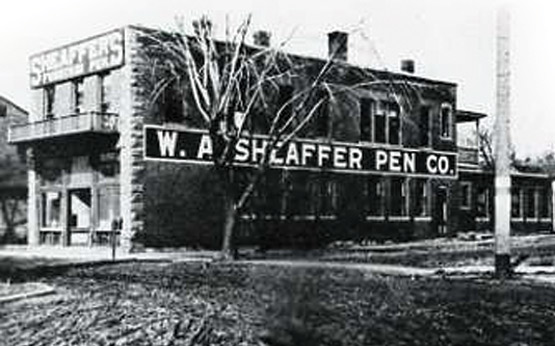 sheaffer first factory تاریخچه تولید قلم Sheaffer